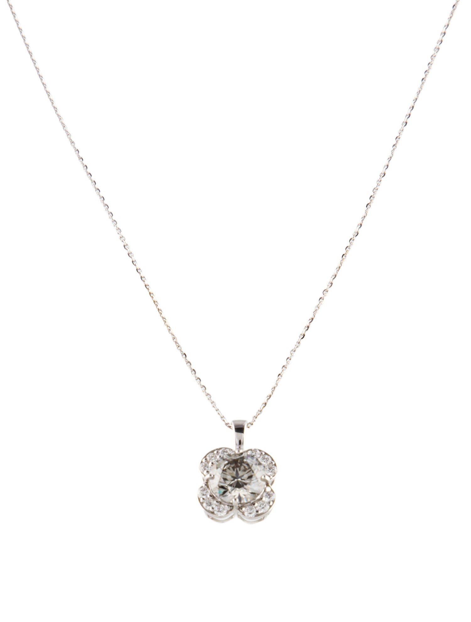 Pendant 14K 2.41ctw Lab-Grown Diamond Necklace