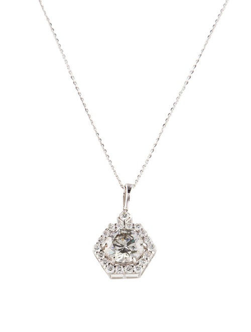 Pendant 14K 2.65ctw Lab-Grown Diamond Pendant Necklace