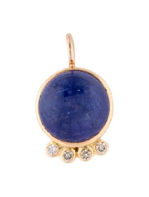 Pendant 18K Tanzanite & Diamond Pendant