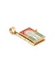 Pendant 14K Enameled Santa Biblia Pendant