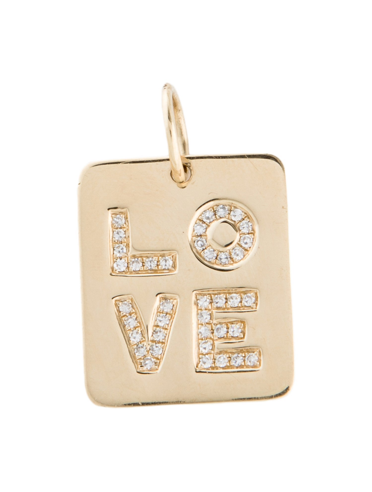 Pendant 14K Diamond Love