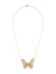 Pendant 18K 5.24ctw Diamond Pavé Butterfly Pendant Necklace
