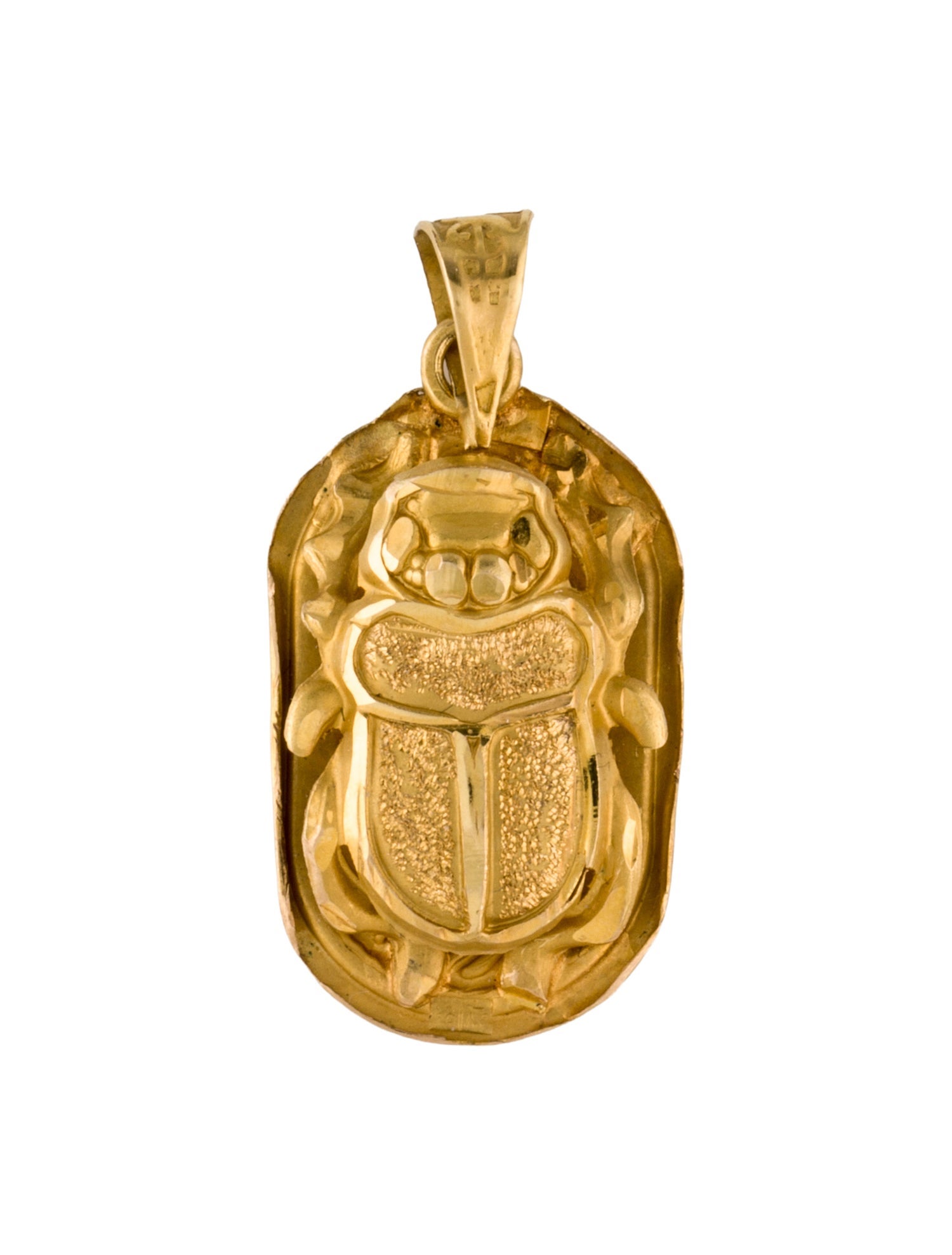 Pendant 18K Scarab Beetle