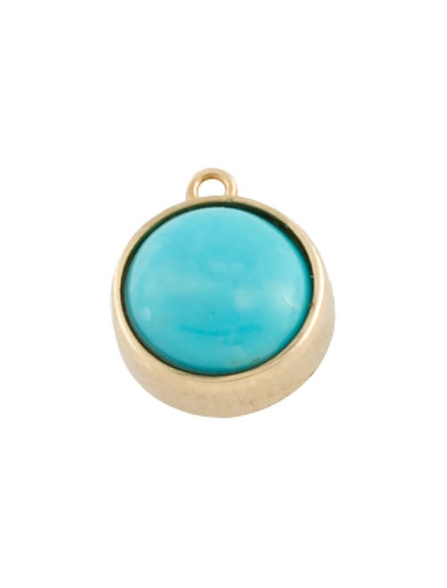 Pendant 14K 1.57ct Turquoise Charm