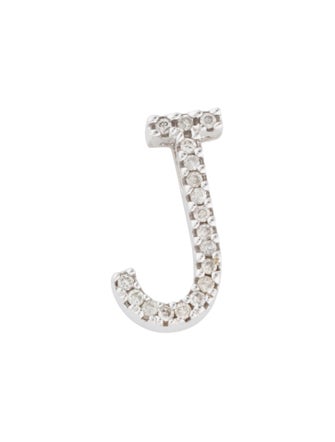 Pendant 14K Diamond 'J' Pendant