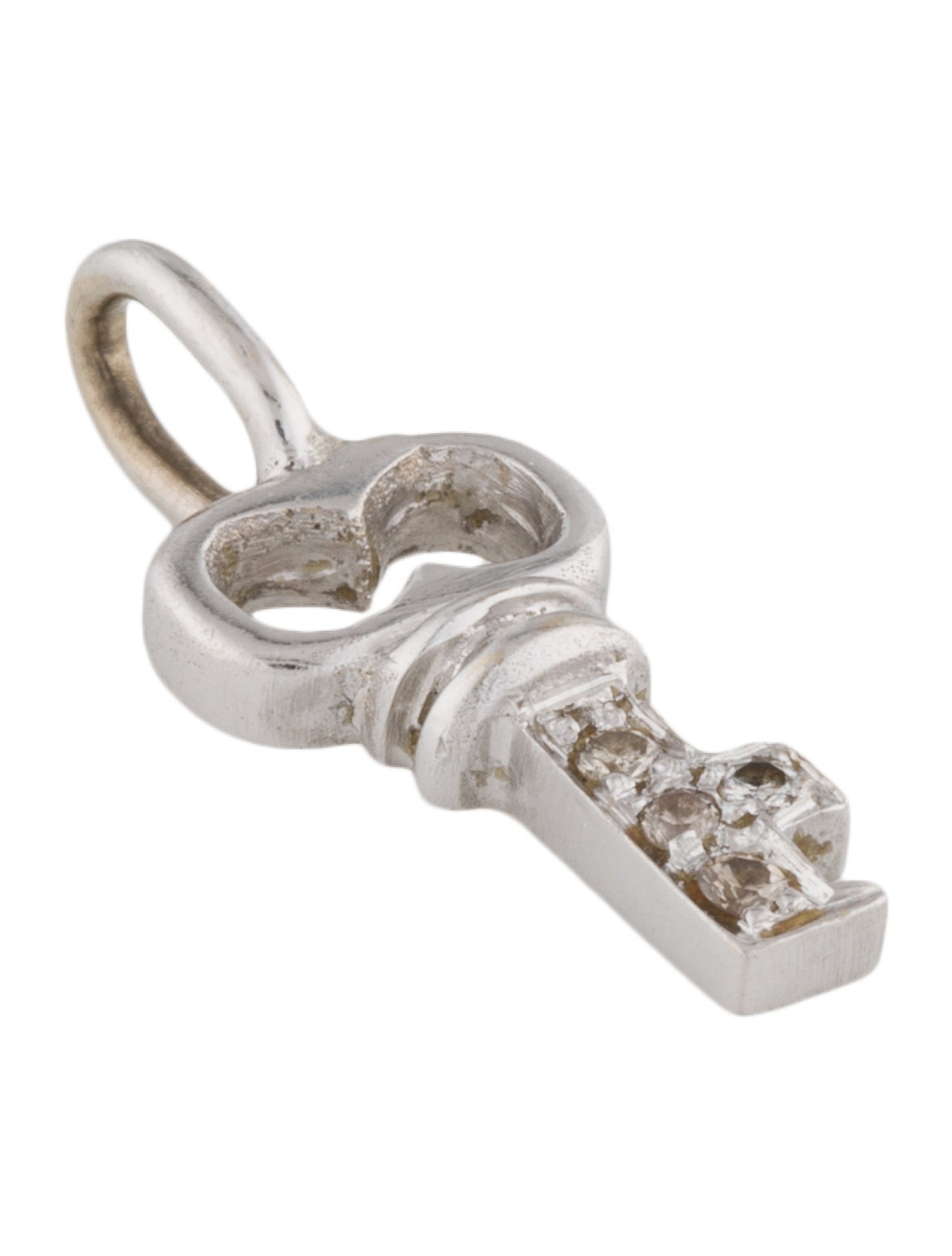 Pendant 18K Diamond Key