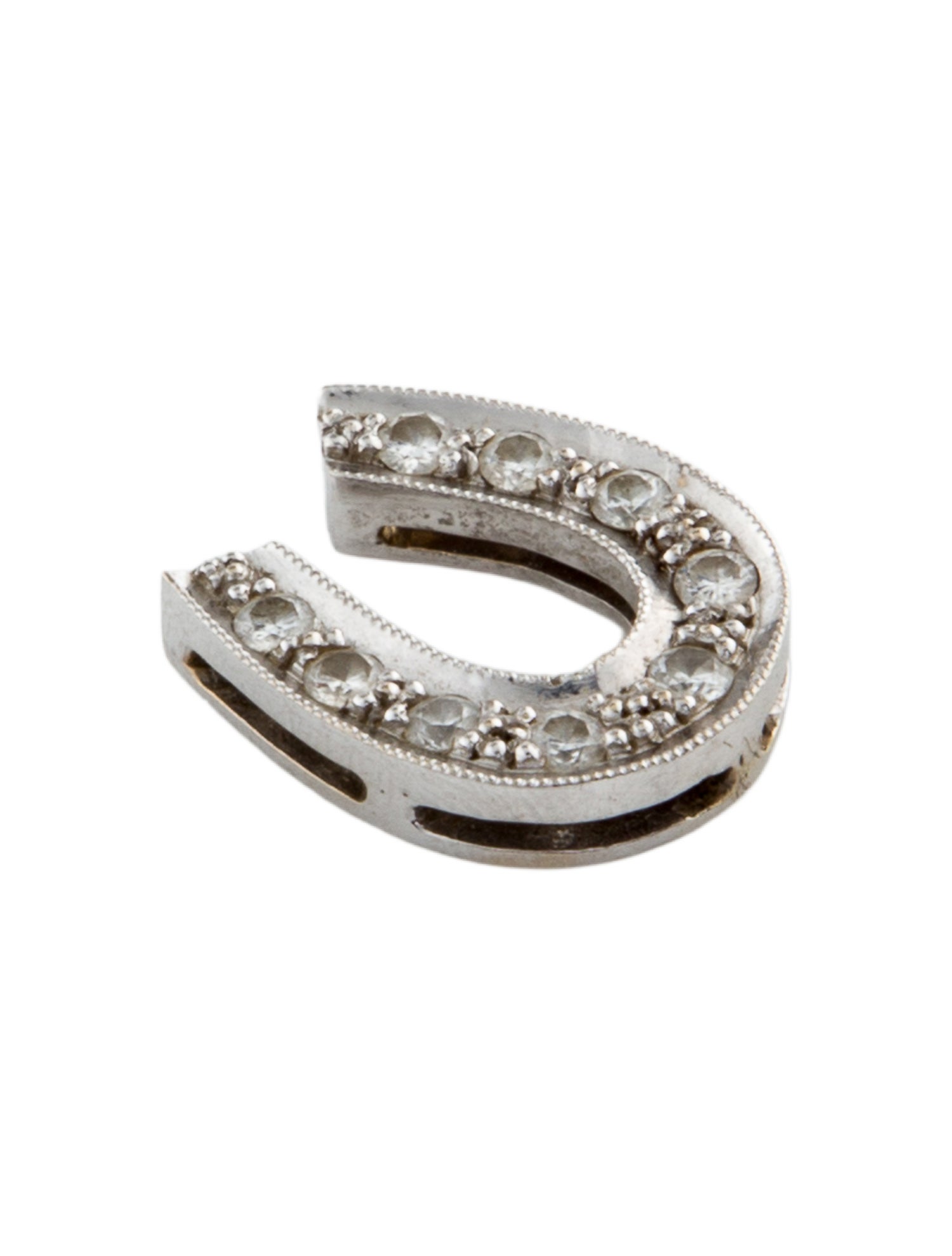 Pendant 14K Diamond Horseshoe Pendant