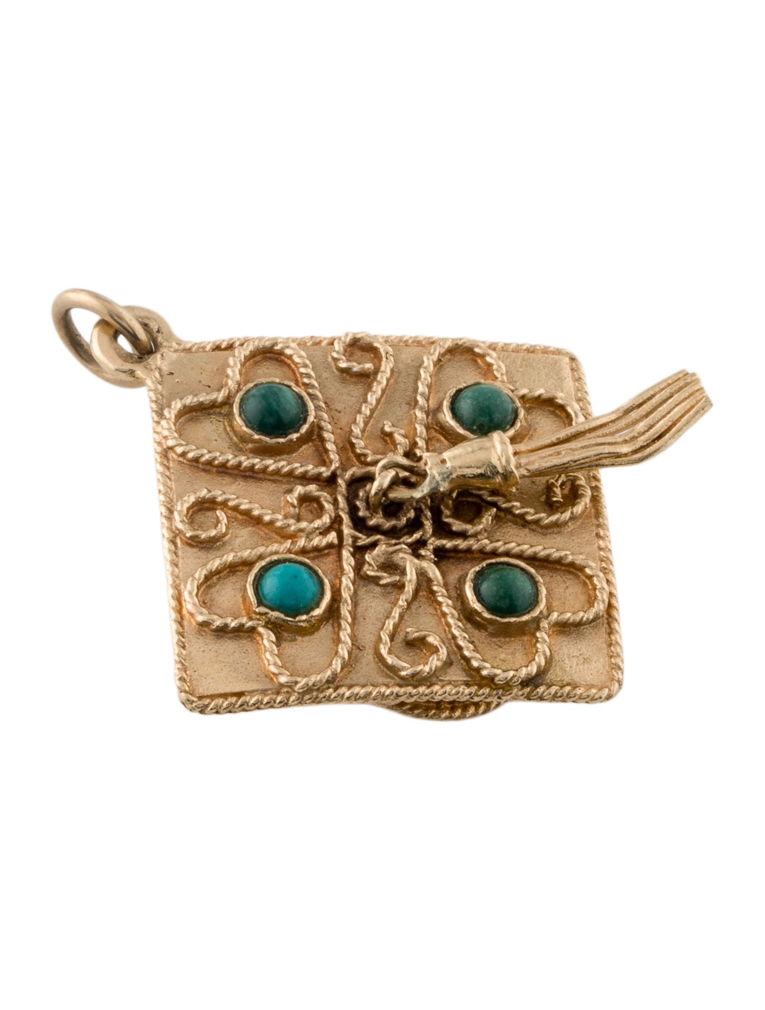 Pendant 14K Turquoise