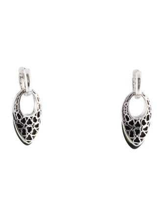 Pendant 18K Onyx & Diamond Enhancer Drop Earrings