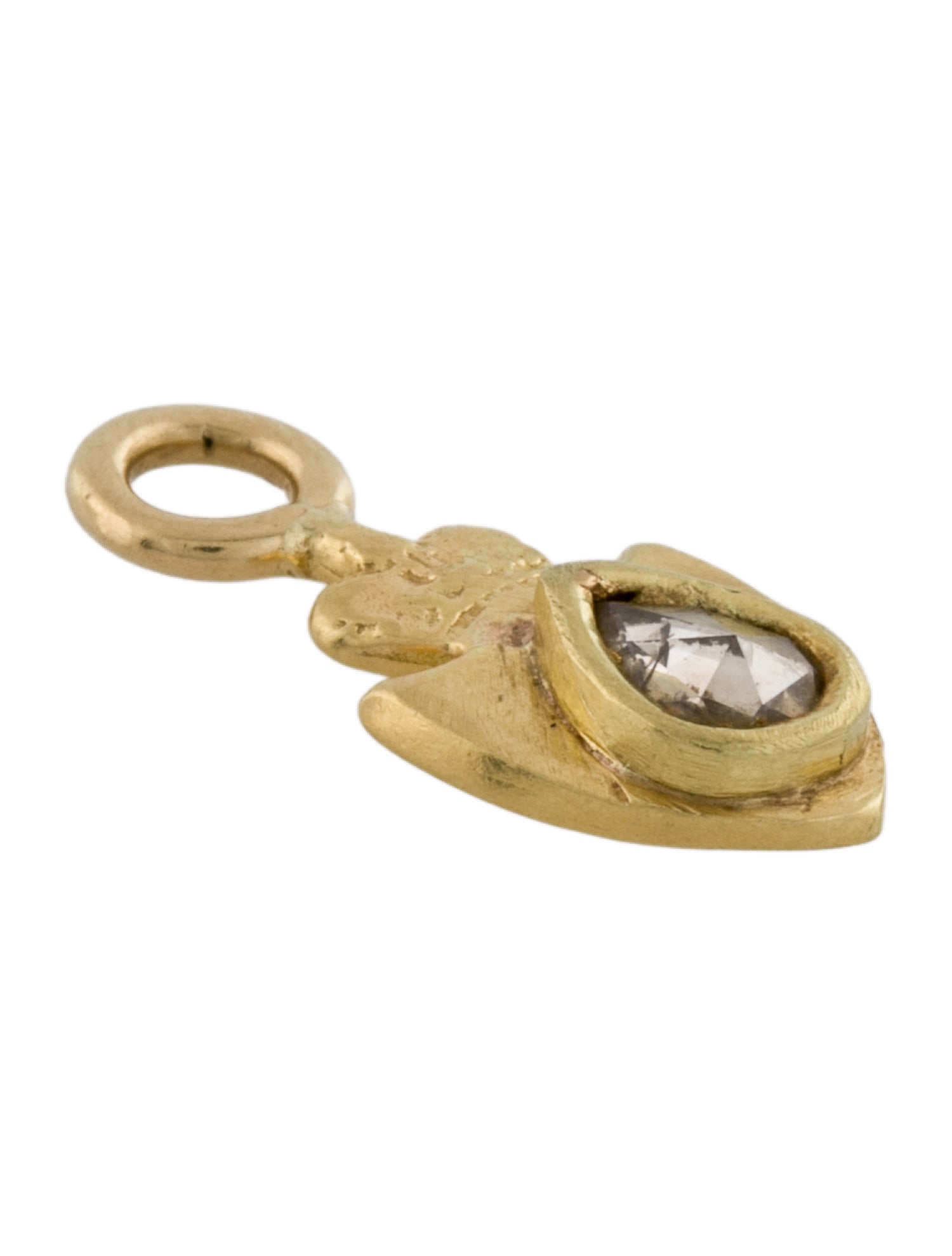 Pendant 18K Diamond Shield