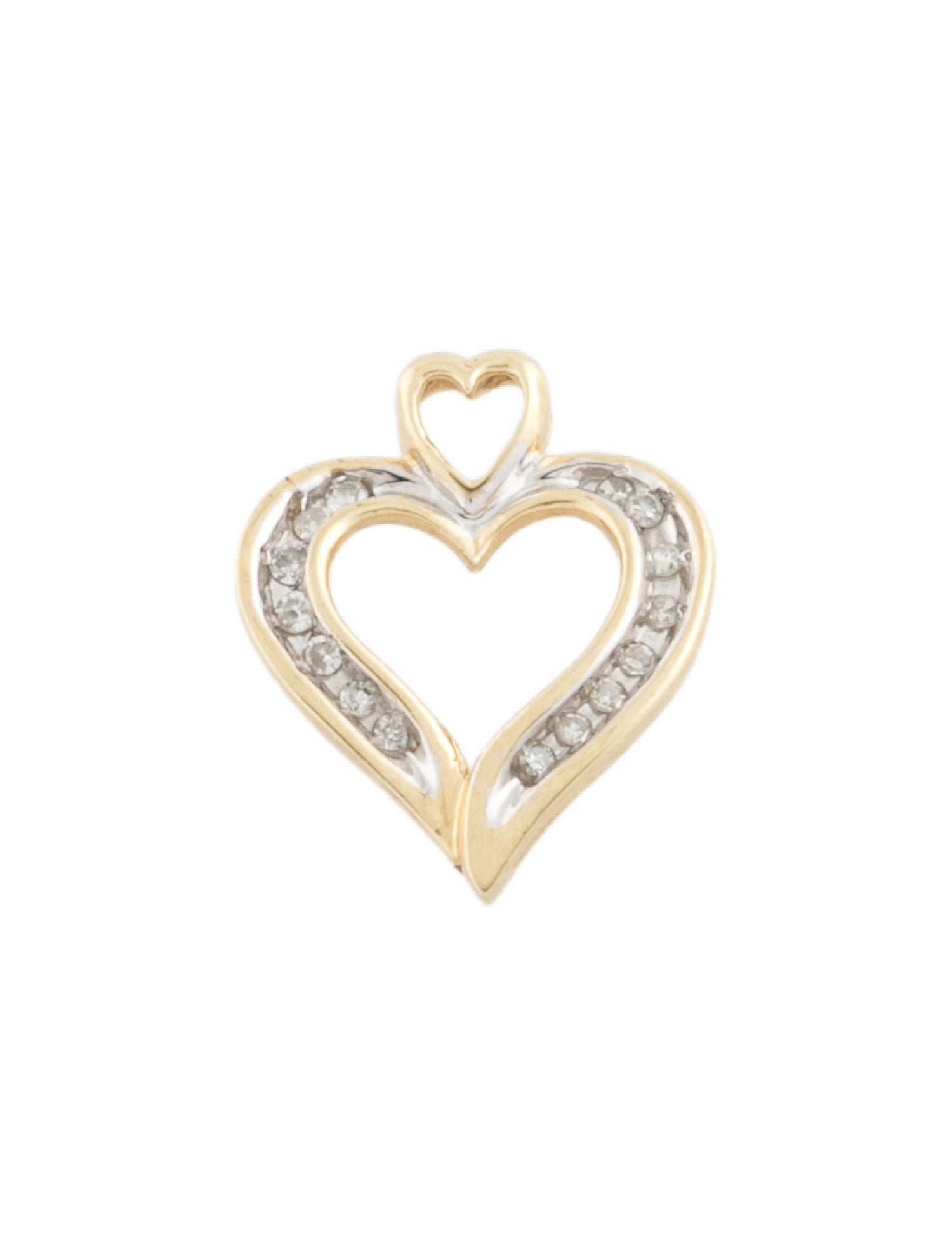 Pendant 10K Diamond Heart