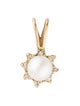 Pendant 14K Pearl & Diamond Pendant