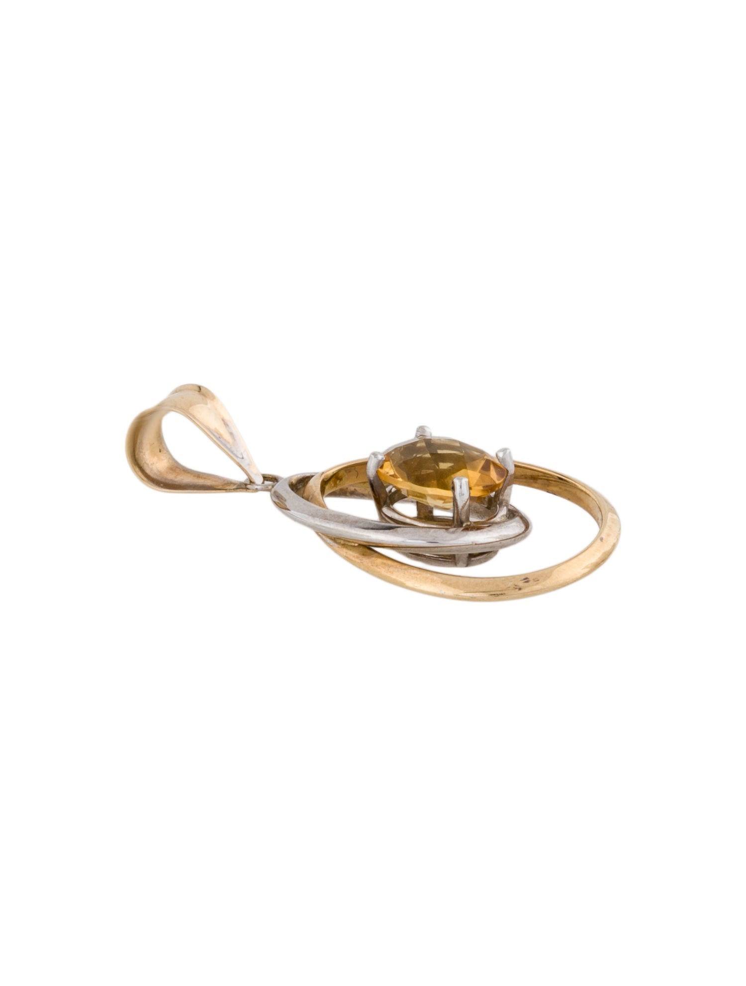 Pendant 14K Citrine