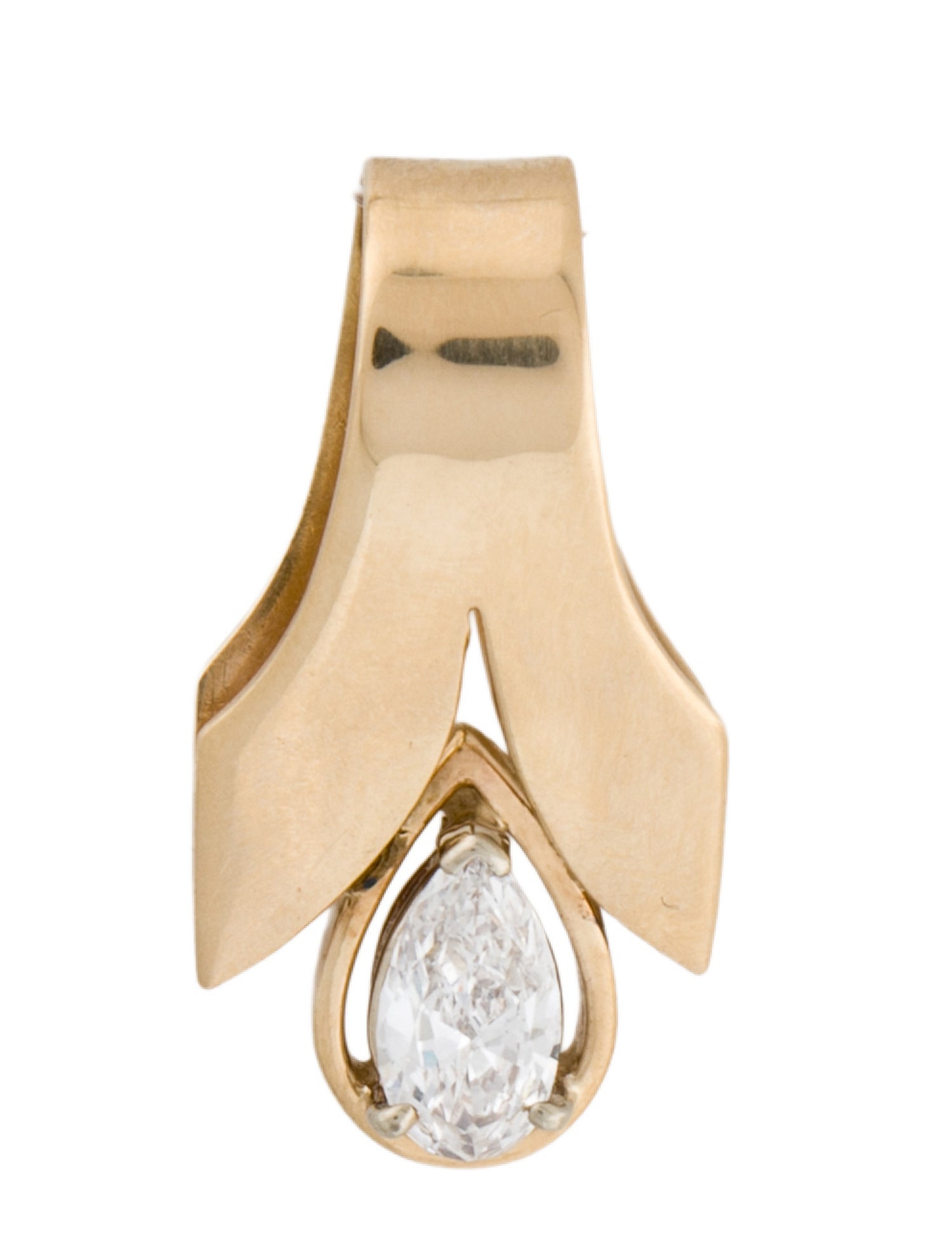 Pendant 14K Diamond Pear