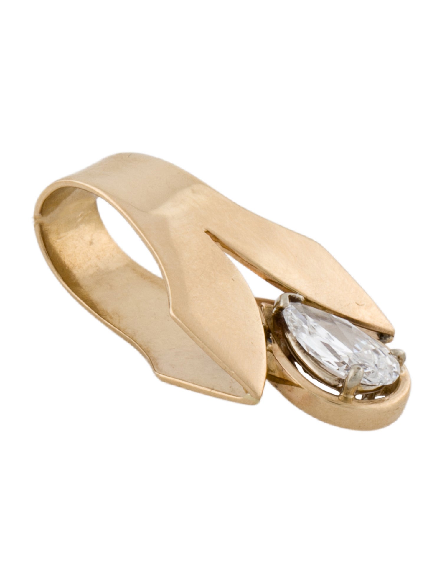 Pendant 14K Diamond Pear