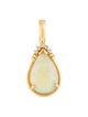 Pendant 18K 1.46ct Opal & Diamond Enhancer Pendant