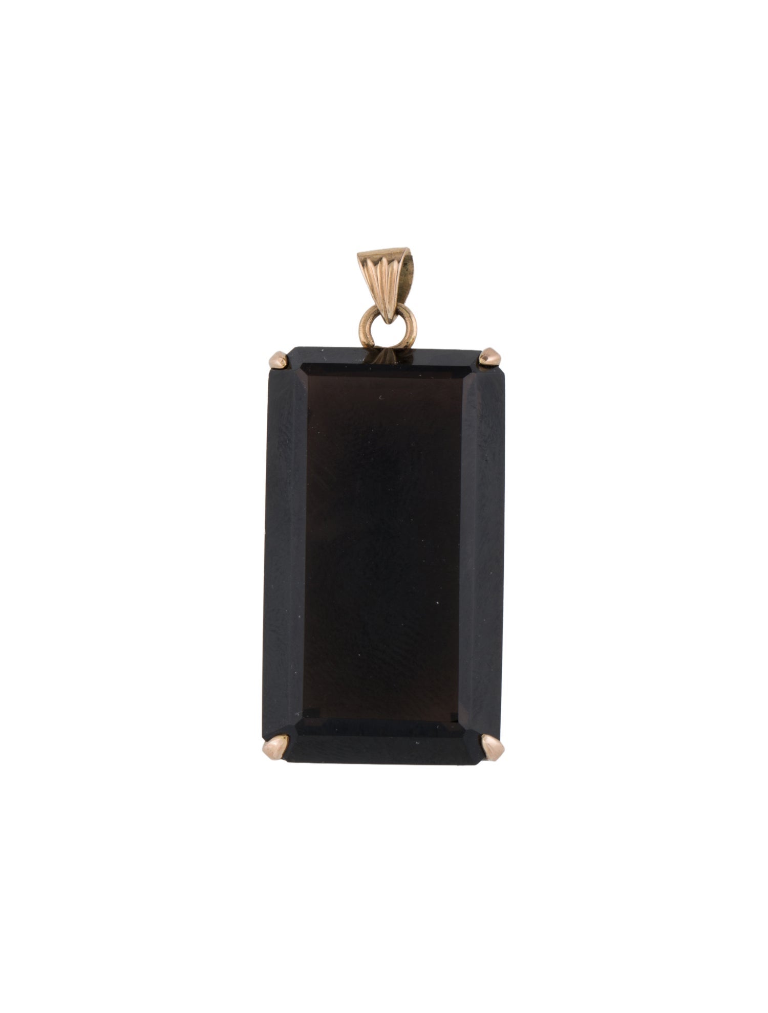 Pendant 14K 43.48ctw Smoky Quartz