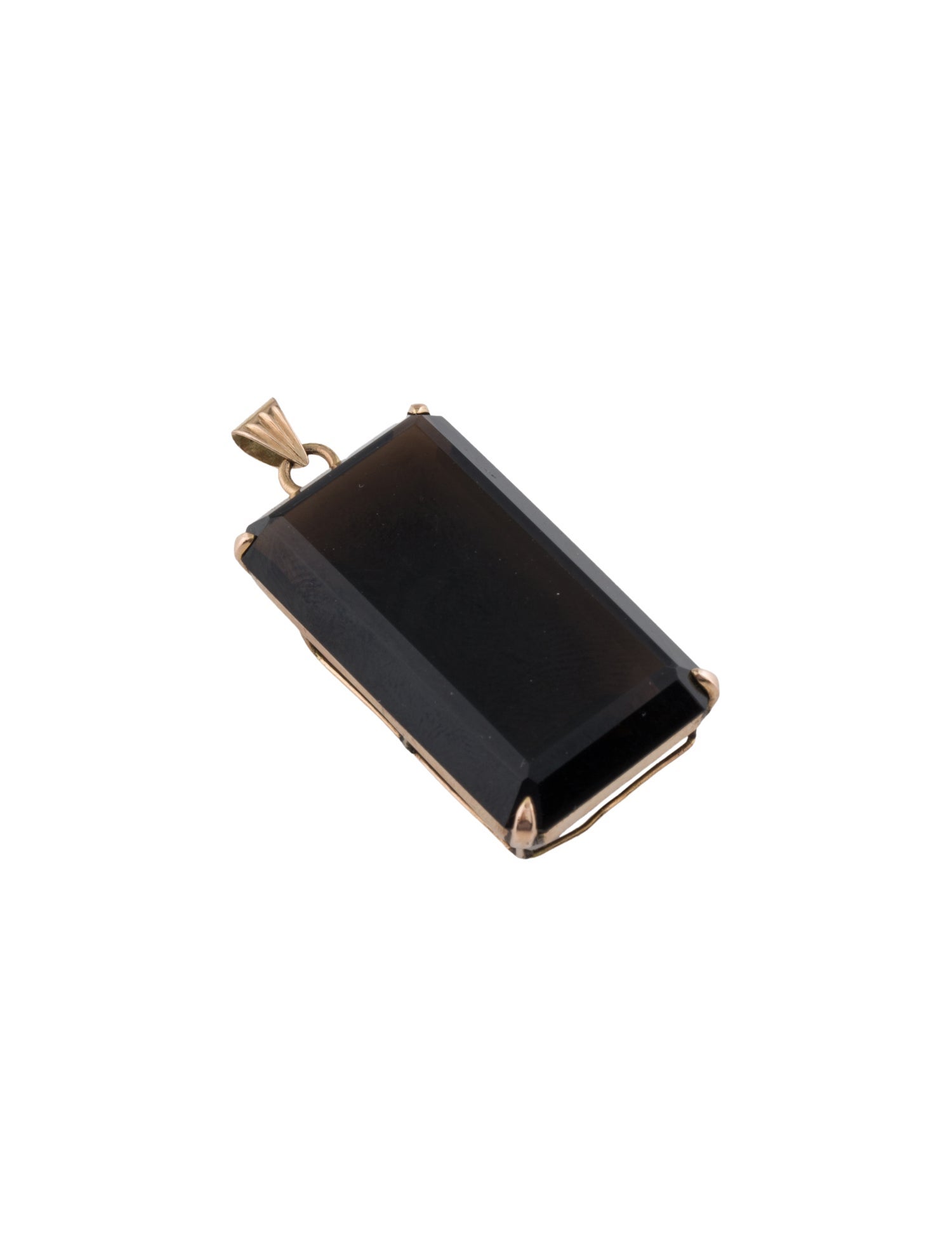 Pendant 14K 43.48ctw Smoky Quartz