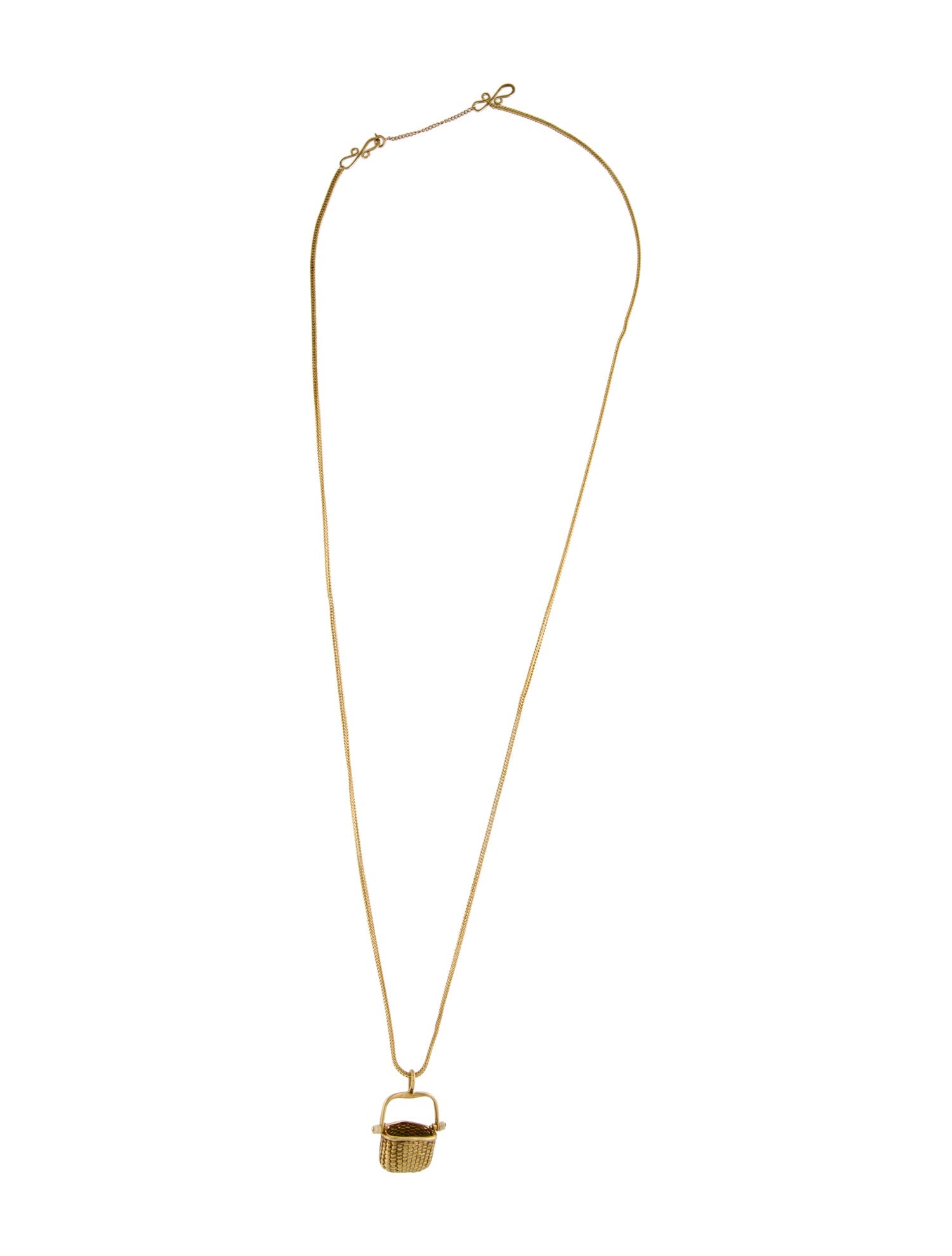 Pendant 18K Bag Pendant Necklace