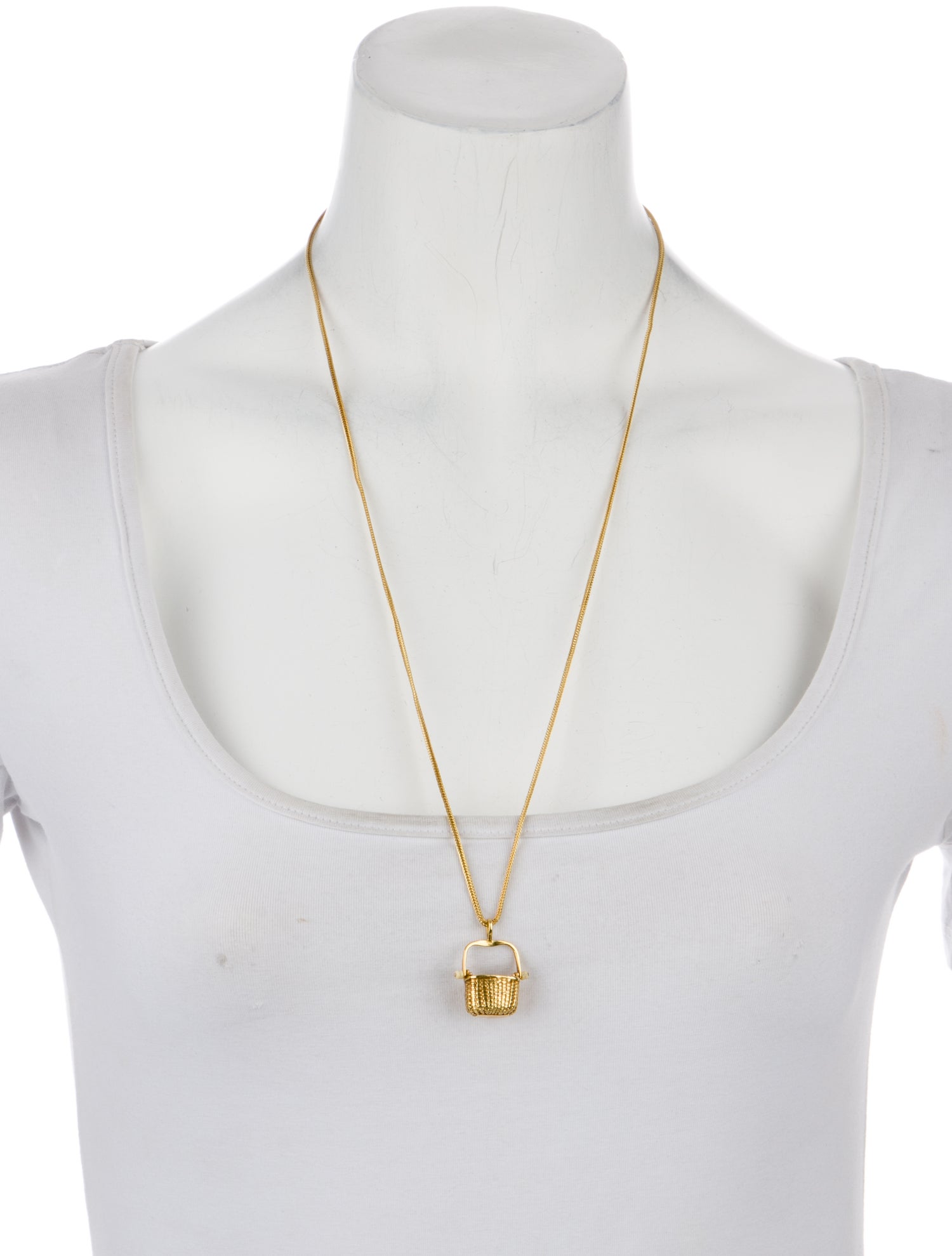 Pendant 18K Bag Pendant Necklace