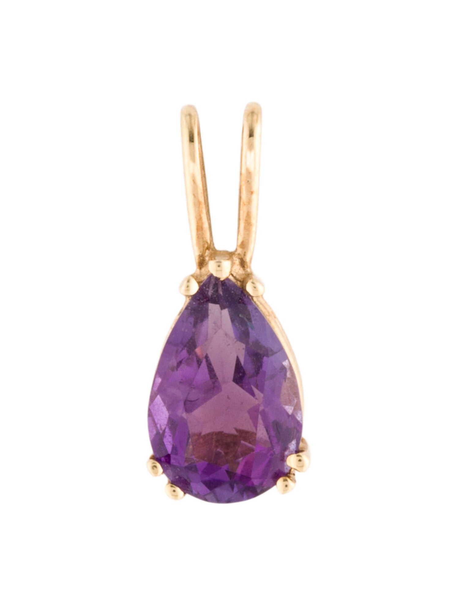Pendant 14K 1.09ct Amethyst