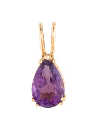 Pendant 14K 1.09ct Amethyst Pendant
