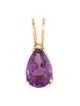 Pendant 14K 1.09ct Amethyst Pendant