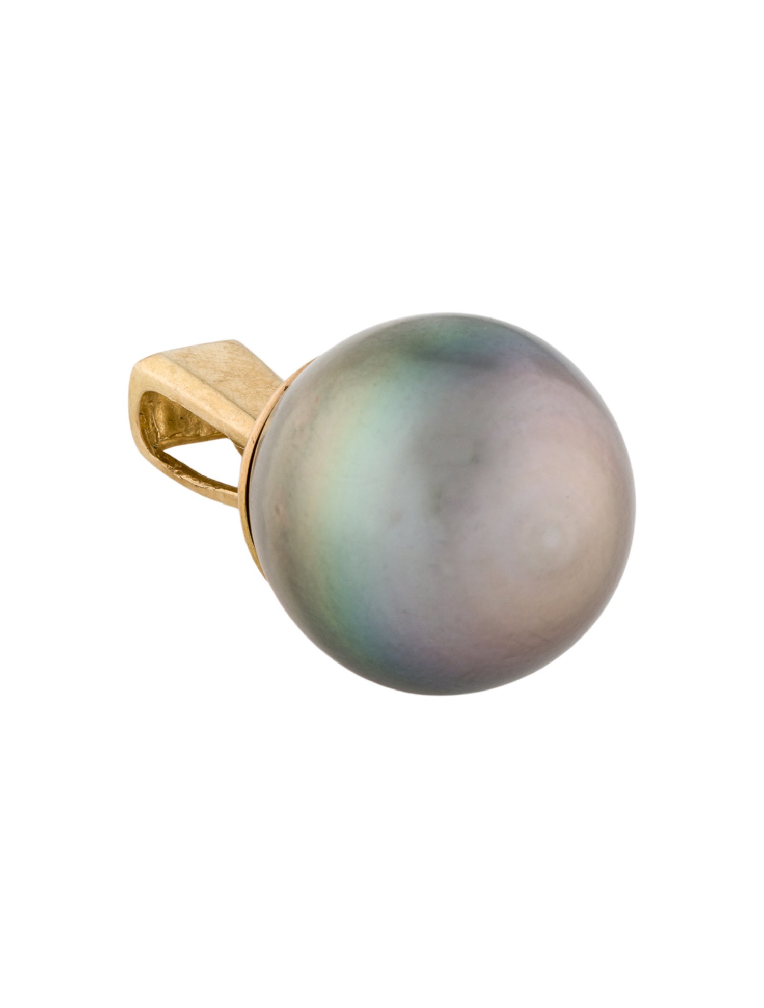 Pendant 18K Dyed Pearl Pendant