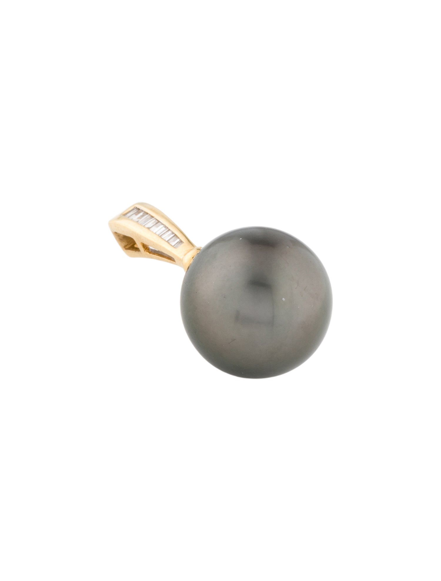 Pendant 18K Pearl & Diamond Slide