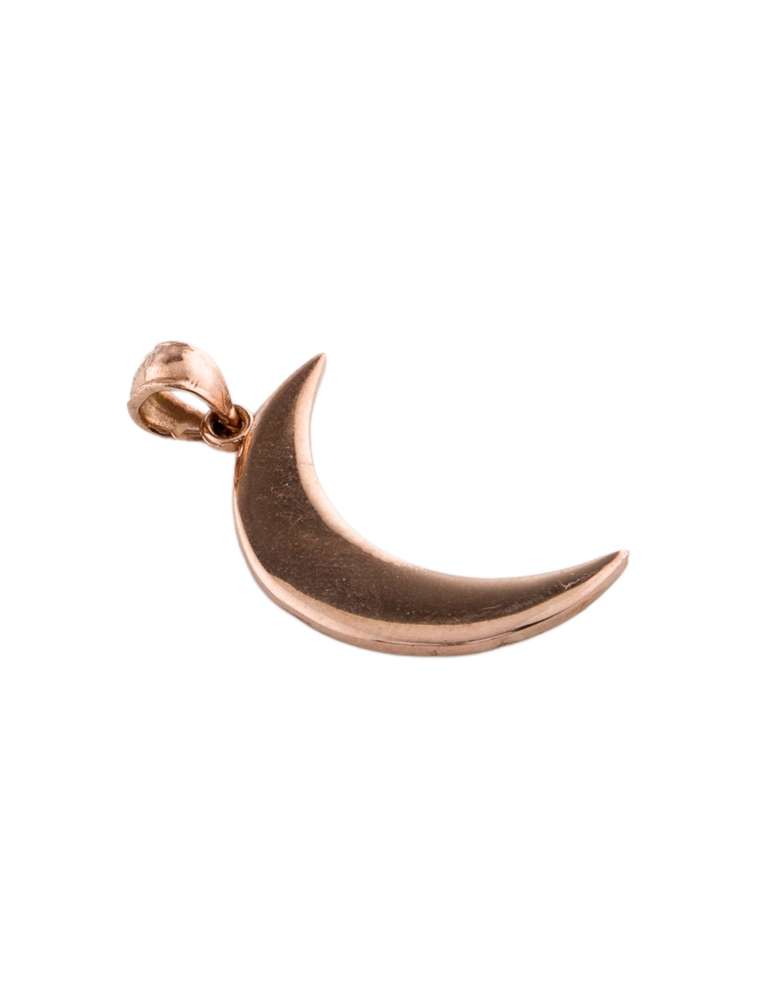 Pendant 10K Crescent Moon Pendant