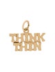 Pendant 14K 'Think Thin' Charm