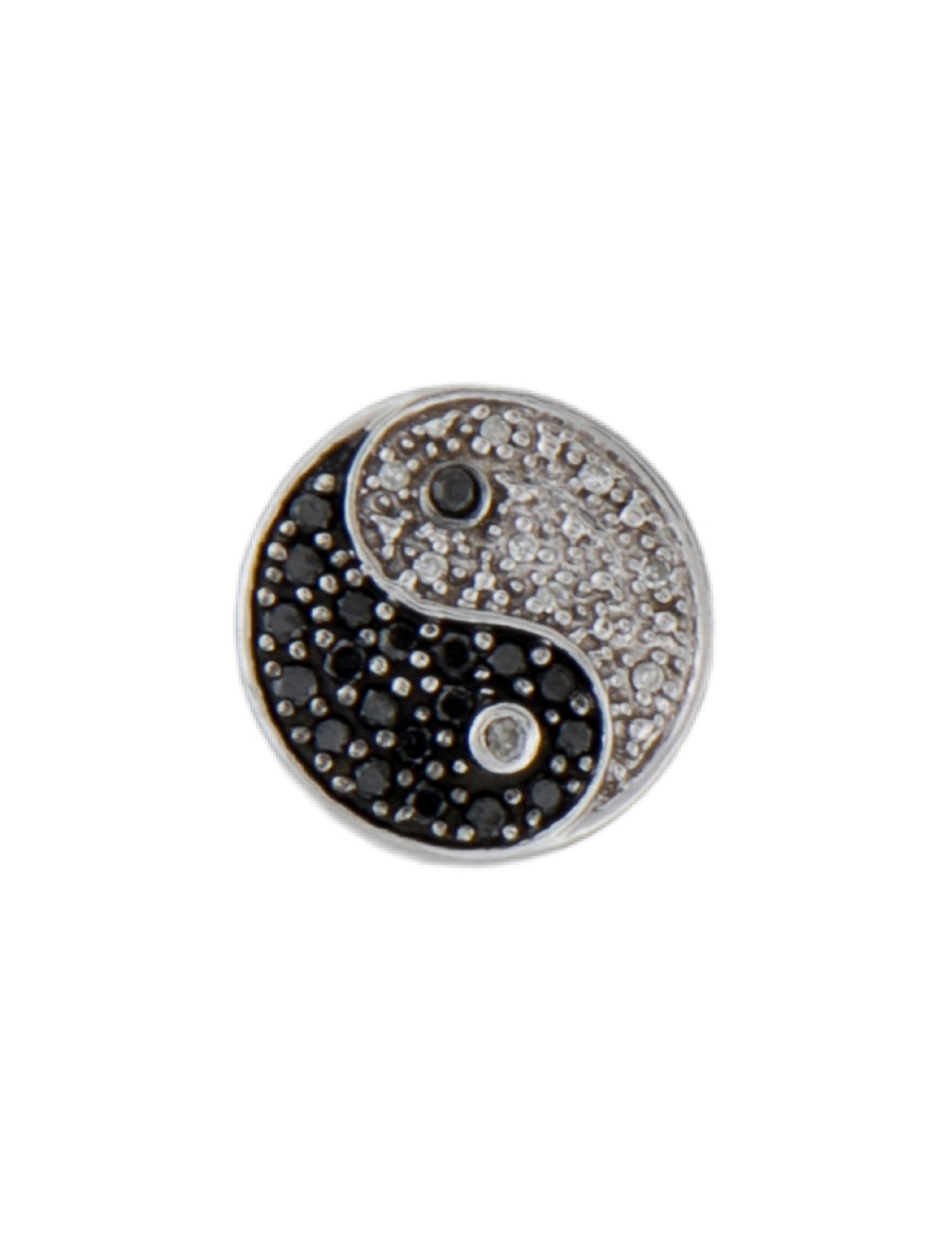 Pendant 14K Diamond Yin Yang Slide