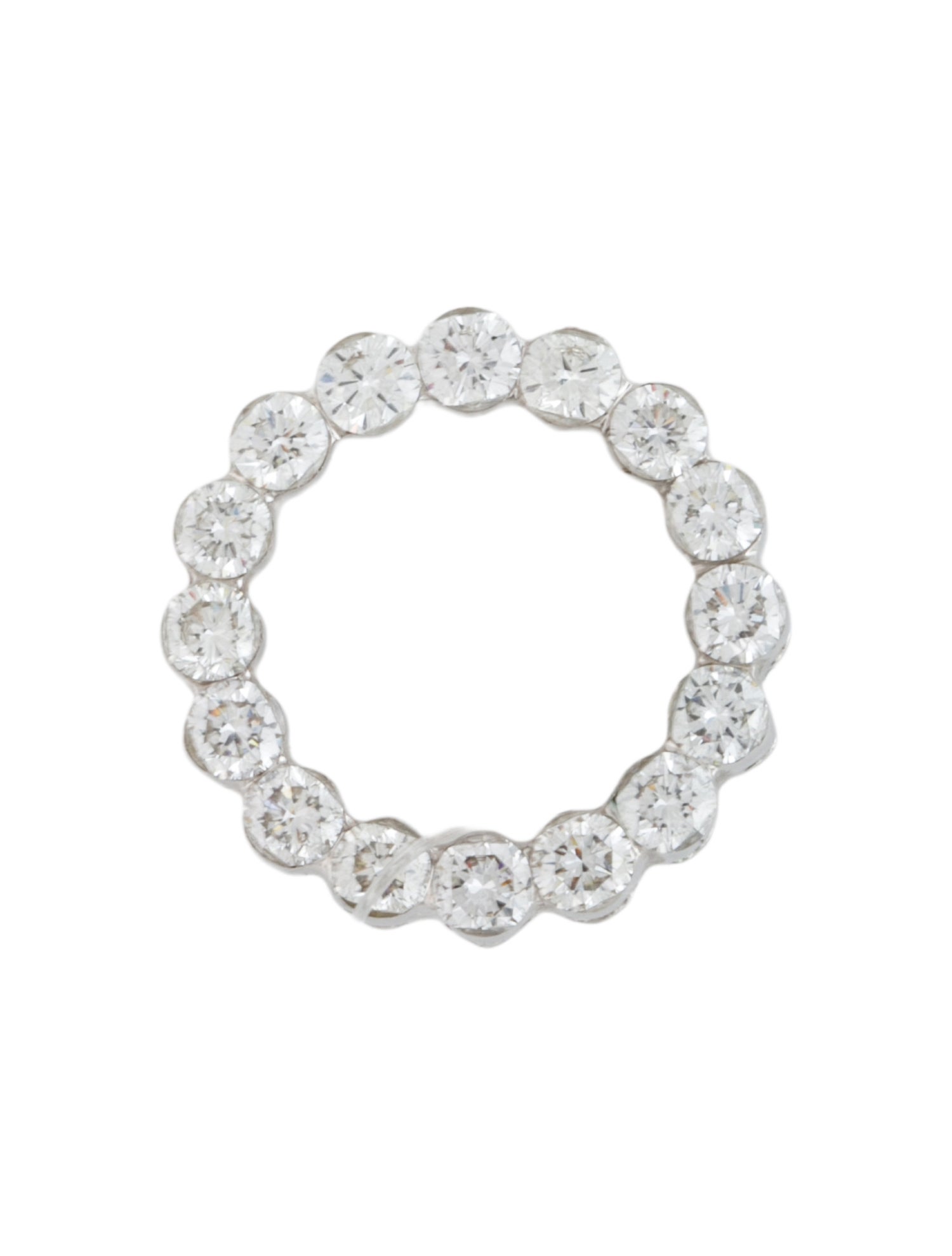 Pendant 14K 1.50ctw. Circle