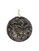 Pendant 14K Mother Of Pearl Carved Pendant