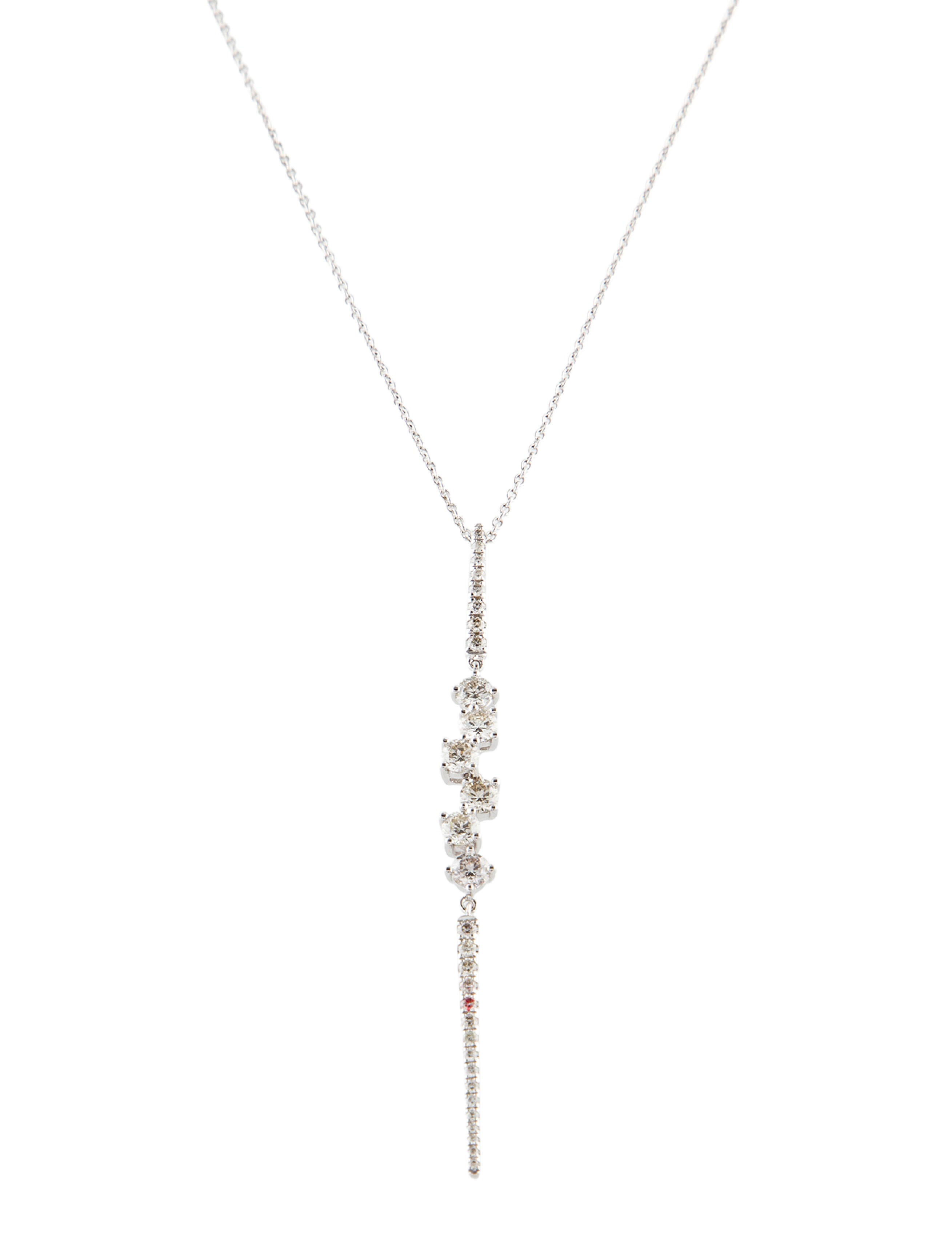Pendant 14K Diamond Drop Necklace