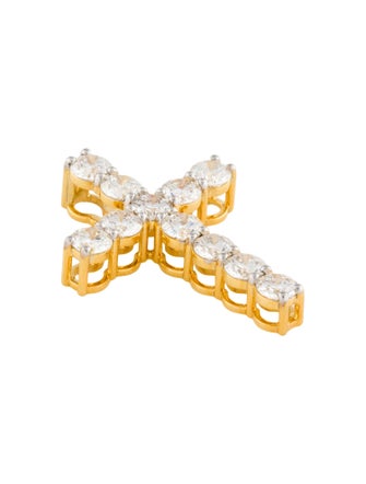 Pendant 14K 2.59ctw Lab-Grown Diamond Cross Pendant