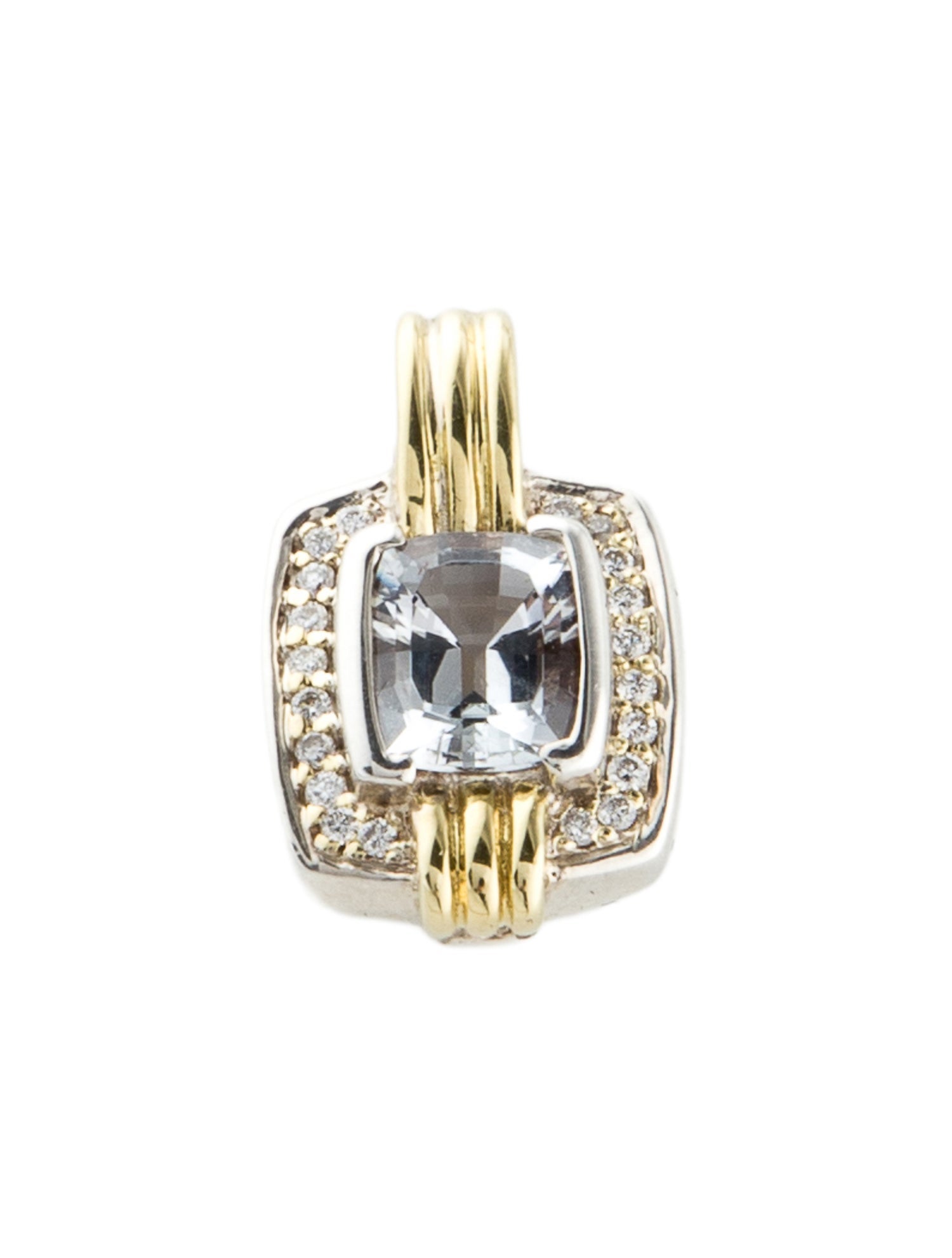 Lagos 1.37ct Topaz & Diamond Pendant