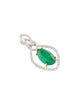 Pendant 18K Emerald & Diamond Pendant