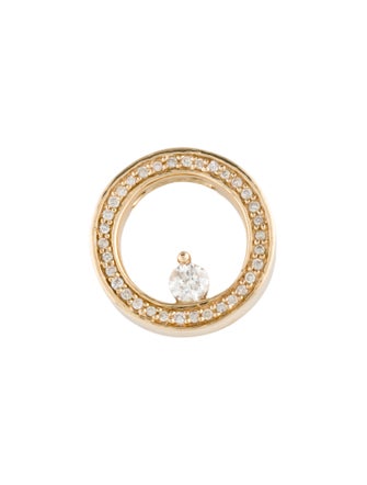 Pendant 14K Diamond Circle Pendant