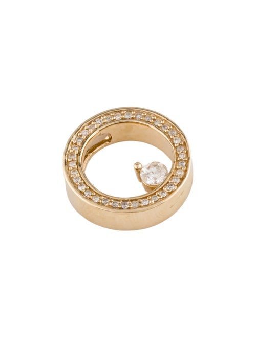 Pendant 14K Diamond Circle Pendant