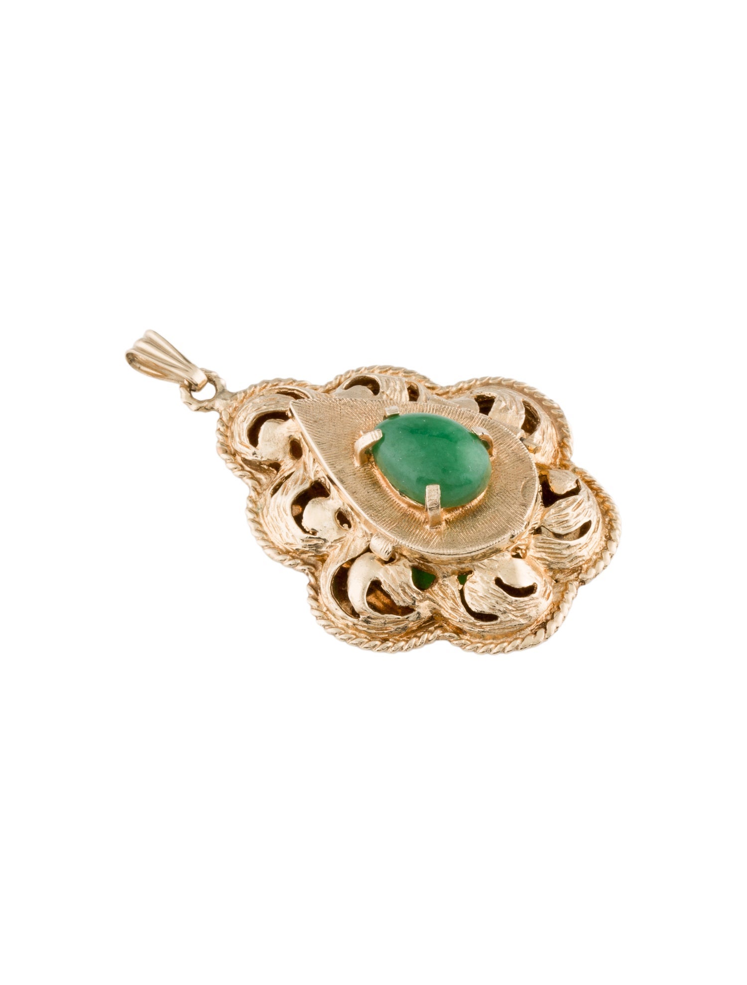 Pendant 14K Jadeite