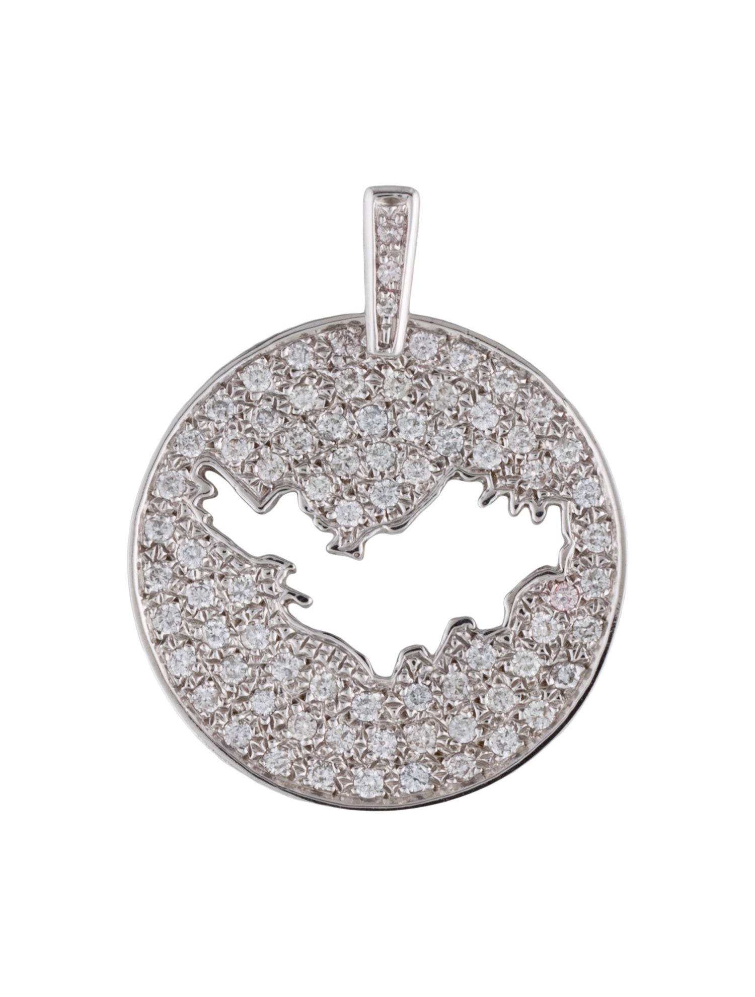 Pendant 18K 1.11ctw Diamond