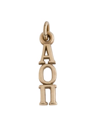 Pendant 10K Alpha Omicron Pi Pendant