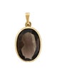 Pendant 14k 11.46ctw Smoky Quartz Pendant Charm