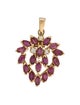 Pendant 14K Ruby & Diamond Pendant