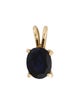 Pendant 10K Iolite Charm Pendant