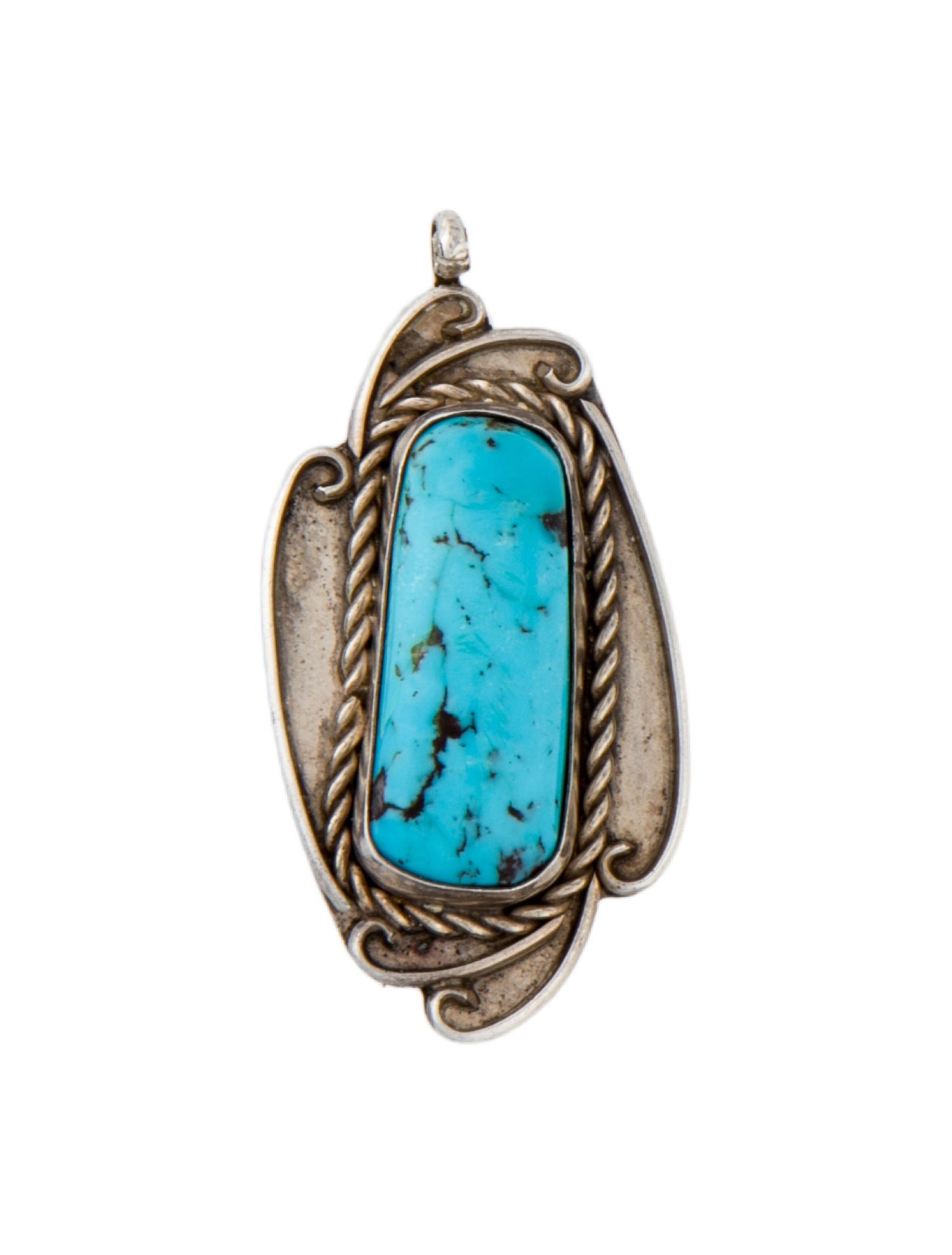 Pendant Turquoise Roped