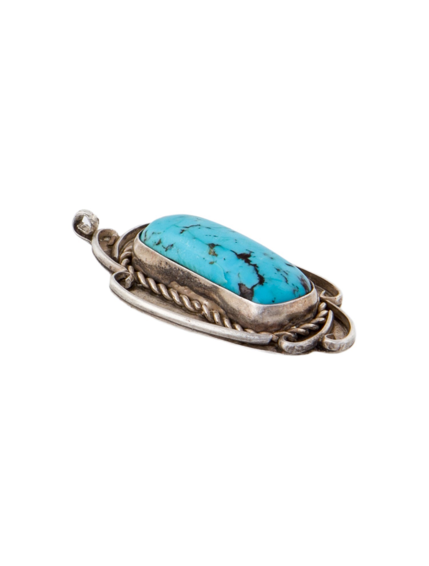 Pendant Turquoise Roped