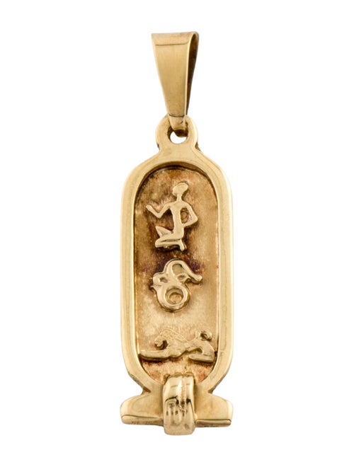 Pendant 18K Cartouche Pendant