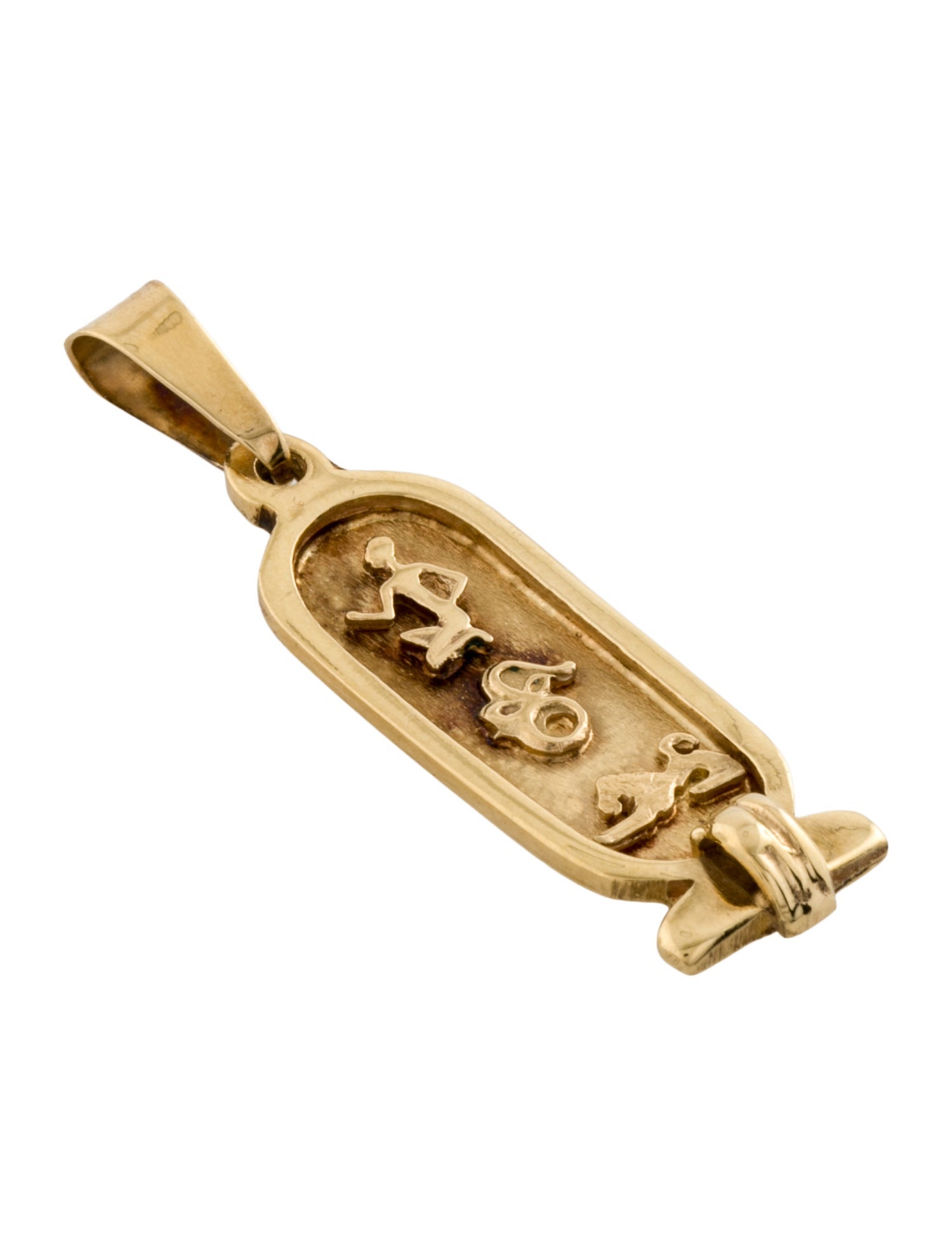 Pendant 18K Cartouche